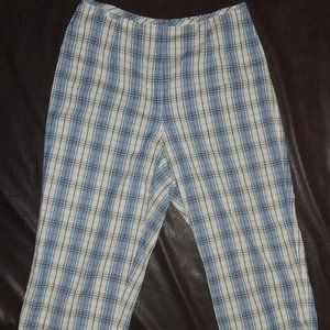 Liz Claiborne - Liz Claiborne Sport Women's Plaid Cotton Capri